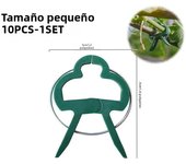200Pcs Plant Fixed Clips Reusable Greenhouse Bracket forFixing Stems of Flower Vine Vegetables Tomatoes Fastener Garden Supplies