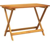 Mesa de Jardín plegable Madera maciza de Acacia 90x52,5x65 cm