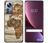 Funda Silicona para Xiaomi 12 Pro 5G diseño Madera 07 Dibujos