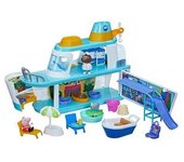 Hasbro Playset Peppa Pig: Barco Crucero - Set de Juego de 17 Piezas
