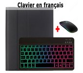 Backlit Keyboard Case for Samsung Galaxy Tab A8 10.5 A7 10.4 S9 11.0 S8 S7 11 S6 Lite AZERT Portuguese Hebrew Arabic Keyboard