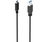 AISENS - Cable USB 3.1 Gen2 10Gbps 3A, Tipo USB-C/M-A/M, Negro, 2.0m A107-0860