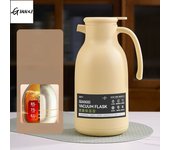 GIANXI White 1600ML Glass Thermos Bottle Home And Kitchen Thermal Water Bottle With Handle Hot Coffee Thermos Large Capacity