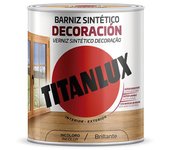 TITAN Barniz sintético Decoración Brillante incoloro 250 ml - TITAN - 25724 Barniz sintético Accesorios y recambios para Pintura Barniz Pintura
