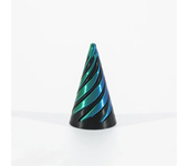 3D Printed Spiral Cone Toy Impossible Pyramid Passthrough Sculpture Pass Through Pyramid Toy Mini Vortex Thread Illusion