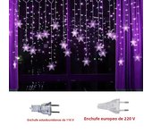 3.5M Christmas Lights LED Fairy String Lights Snowflake Curtain Garland Waterproof For Holiday Party Xmas Decoration 2024