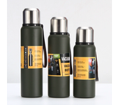 UPORS Large Capacity Stainless Steel Thermos Portable Vacuum Flask Insulated Tumbler with Rope Thermo Bottle 500/700/1000/1500ml