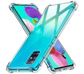 Tumundosmartphone Funda Gel Tpu Anti-Shock Transparente para Samsung Galaxy A51