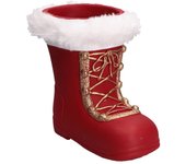 Santa Claus Splomp Shoe Flower Pot Cover