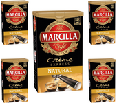 Pack de 5 Marcilla Café molido Creme Express Natural 250 gramos