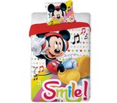 Funda Nórdica Mickey Mouse Smile 100% Algodón Cama 90 Dhestia Home  00396