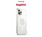 Funda Transparente de Gel Swissten para Iphone 12 Pro Max con Magstick