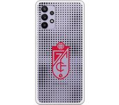Funda original compatible con Samsung Galaxy A32 5G - Granada Escudo rojo Semitono Negro Transparente SS18-19