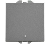 SIMON 270 | Pulsador N 10A estrecho aluminio 20001150-093