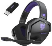 NUBWO G06 Wireless Gaming Headset with Microphone for PS5, PS4, PC, Mobile, Switch, 2.4GHz Bluetooth 5.3 Dual Gaming Headphones