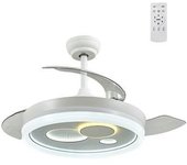 CRISTAL RECORD Ventilador LED Aspas Retráctiles Naira 78W 5900Lm