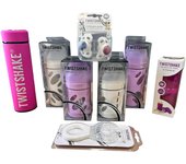 Pack Biberones Cristal, termo, chupetes y mordedor marca Twistshake