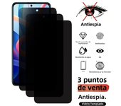 3Pcs Privacy Tempered Glass For Xiaomi Redmi 10 K40 Pro Max Prime Screen Protector Note 10 10S JE
