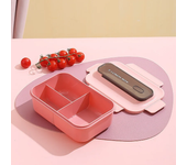 1200ML/1500ML Portable Lunch Box For Kids With Fork & Spoon Outing Camping Picnic Box Leakproof Bento Box Food Storage Container