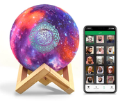 Muslim Quran Speakers Wireless Bluetooth Speakers Night Light  3D Moon With APP Control Islam Speaekr Koran Touch Lamp Player