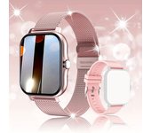 Reloj inteligente popular con llamadas, podómetro, monitorización de la frecuencia cardíaca y la presión arterial, reloj multifunción para deportes al aire libre.