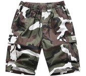 Large size cargo shorts for men outer wear camouflage sports pants casual shorts