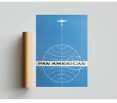 Retro Concorde Supersonic Aviation Poster  Aircraft Art Canvas Painting Prints  Living Room  Bedroom Wall Decor  Travel Gifts fo