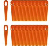 Pack de 100 cuchillas de recambio de plástico compatibles con desbrozadoras STIHL Polycut, varios modelos