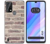 Funda Silicona para Blackview A50 diseño Ladrillo 01 Dibujos