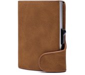 Metal Wallet RFID Credit Card Holder Men Business ID Card Case Automatic RFID Card Wallet Aluminium Bank Card Wallets