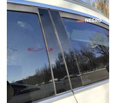 Bright black carbon fiber door and window B C Pillar sticker suitable For Kia Sportage QL KX5 2016-2021 2017 2018 2019