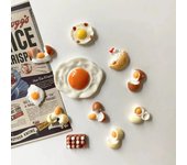 11pcs Miniature Mini Egg Fridge Magnet Home Decoration Photo Message Fixed Magnet