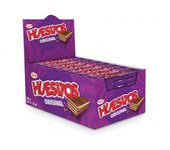Huesitos barritas de chocolate original - Barritas de galleta crujiente y ligera recubiertas de chocolate con leche Valor. Tamaños: 48unidades x 20gr / 24unidades x 40gr