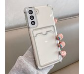 Card Bag Holder Clear Case For Xiaomi Redmi Note 11 12 10 8 9 Pro 10S 9S 10C 12C 9C 9T 9A Poco X5 X3 Pro Mi 11 13 Lite 12T Cover