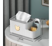 Tissue Storage Box Living Room Desktop Storage Multi-function Storage Box