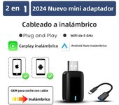 New 2in1 Wireless CarPlay Android Auto Wireless Adapter Plug and Play Dongle For Mazda CX‑5 CX‑9 MX‑5 CX‑3 CX30 MX‑30 CX‑90 