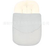 Funda de cuna para bebé, hilo de algodón, funda de almohada biónica, funda extraíble, suministros para bebé, funda de almohada transpirable