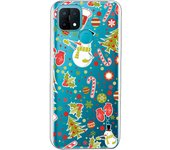Carcasa para Oppo A15 - Stickers Navidad