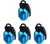 AUTCOAT 4Pcs/Set Universal Car Truck Motocycle Wheel Tyre Valve Caps Bicycle Tire Air Valve Cover