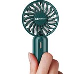 Mini ventilador de mano, ventilador de mano portátil con Badería recargable, ventilador de refrigeración USB personal con 3 velocidades ajustables, tamaño Mini Super, perfecto para niños, Hogar