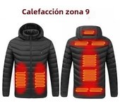 19/11/9 Areas Winter USB Heating Jackets Heated Jacket Men Electric Heating Jackets Heated Coat Clothing Heatable Cotton jacket