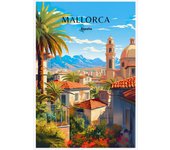 Spain Travel Poster Paris Gran Canaria Barcelona Madrid Granada Landscape Canvas Print Painting Wall Art Picture Room Home Decor