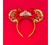 Mikcey Mouse Princess Headband Ears For Kids Rapunzel Hair Band Women Magic Hexagram Hair Accessories Girls Sequins Bow Headwear