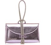 bolsos de mano mujer roun2 morado con cierre solapa