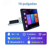 MTIJIEY 1din 4Core 2G 64G 9 10 inch Carplay Android Radio Multimedia CarPlay Android Auto stereo receiver Player 1DIN GPS