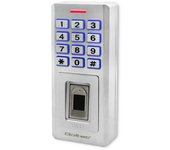 Qoltec 52447 Cerradura de código OBERON con lector de huellas dactilares | RFID | Código | Tarjeta | llavero | Timbre | IP68 | E