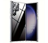 Crystal Clear Phone Case for Samsung Galaxy S24 S23 22 Ultra Plus Mobile Cover Transparent Cases Soft Bumper Hard PC Slim Cover