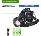 400000LM Powerful LED Headlamp 800W Long Range Headlight Flashlight 18650  Rechargeable High Power Fishing Head Lamp Light