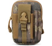 Bolsa de pierna táctica, estilo militar, con camuflaje, para montar en motocicleta, portátil, multifunción, para leggings, bolsa deportiva para colgar en la cintura