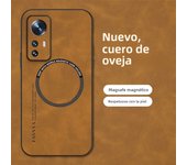 Sheepskin Vintage Magnetic Leather Soft Case for Xiaomi Mi 14 13T 12 11T Lite Poco X6 M6 F6 F3 F4 F5 Pro 4G 5G Airbag Phone Case